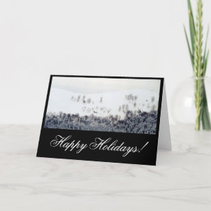 Tarjeta Festiva Invierno en Paltinis - Rumania, ¡Felices Fiestas!