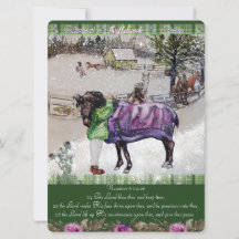 Invierno en Thistlebrook Stables scripture