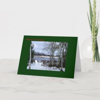Tarjeta Festiva Invierno en Wisconsin
