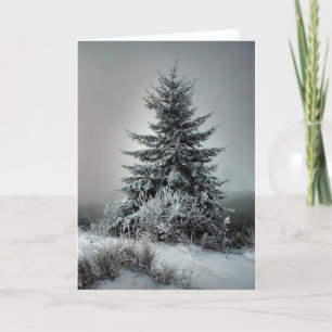 Tarjeta Festiva Invierno majestuoso
