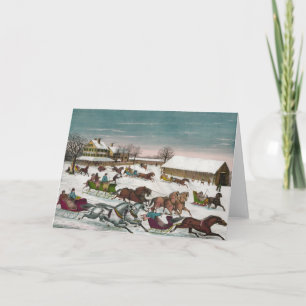 Tarjeta Festiva Invierno que sale del hotel de Brighton