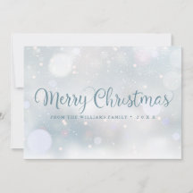 Invierno Snowflakes Script Merry Christmas