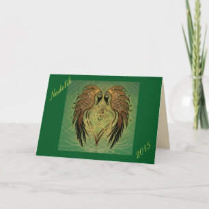 Tarjeta Festiva Irlandés Cristmas