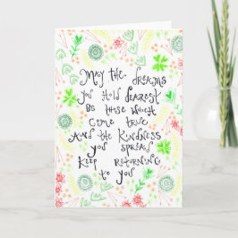 Tarjeta Festiva Irlandés Todos eran irlandeses