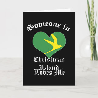 Tarjeta Festiva Isla de los navidades