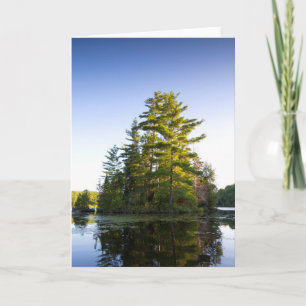 Tarjeta Festiva Isla en Lake Long Pond