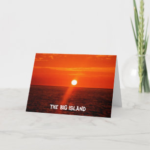 Tarjeta Festiva Isla Grande - Hawaii