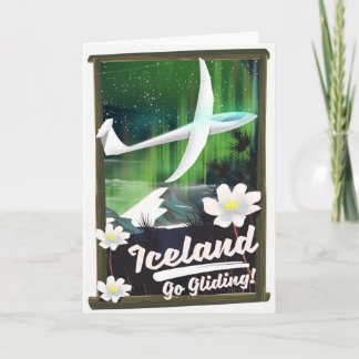 Tarjeta Festiva Islandia - ¡Vamos Gliding!