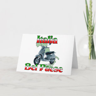 Tarjeta Festiva Italia Bel Paese.