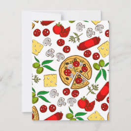 Tarjeta Festiva Italia es famosa por su cocina increíble