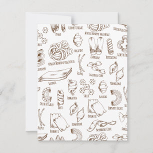 Tarjeta Festiva Italia es famosa por su cocina increíble