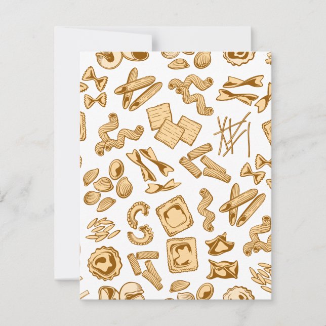 Tarjeta Festiva Italia es famosa por su cocina increíble (Anverso)