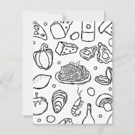 Tarjeta Festiva Italia es famosa por su cocina increíble