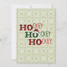 Tarjeta Festiva ¡Ja Ja Ja - Hockey Hockey Hockey