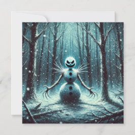 Tarjeta Festiva Jack Frost Snowman