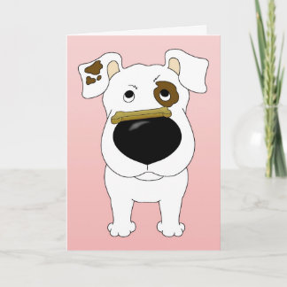 Tarjeta Festiva Jack Russell El día de San Valentín Card