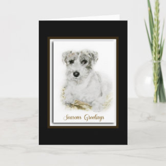 Tarjeta Festiva Jack Russell Terrier
