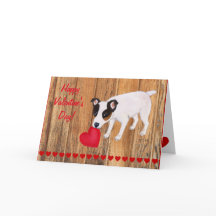Jack Russell Terrier Valentline Wood