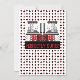 Tarjeta Festiva Jacks PERFECTLY SUITED Gay Love Greeting Card