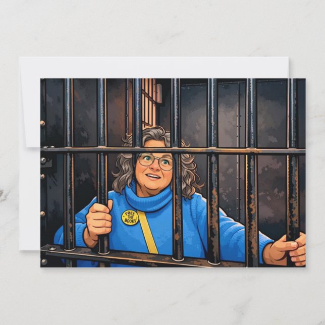 Tarjeta Festiva Jailbird 5 x 7 Flat Card (Anverso)
