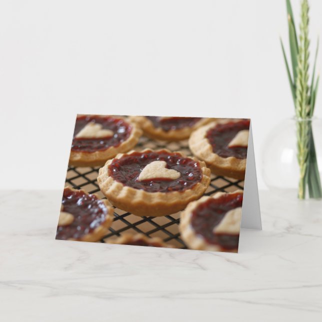 Tarjeta Festiva Jam Tarts (Anverso)