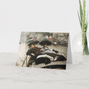 Tarjeta Festiva James Tissot - El Támesis