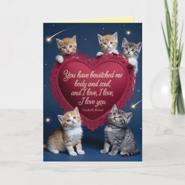 Tarjeta Festiva Jane Austen Valentine's Day Card 4 (Anverso)