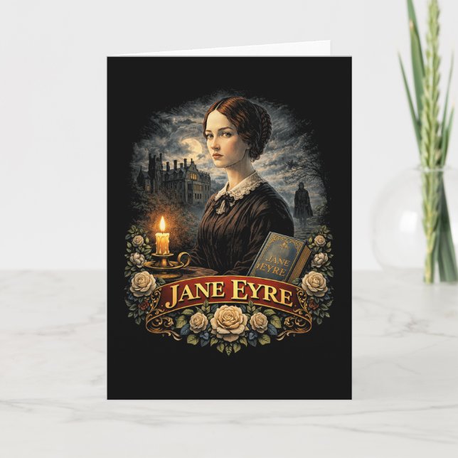 Tarjeta Festiva Jane Eyre (Anverso)