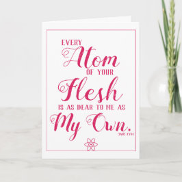 Tarjeta Festiva Jane Eyre Todo Átomo de tu carne es tan querido