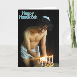Tarjeta Festiva Jánuca feliz - Jonah