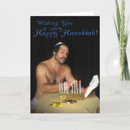 Tarjeta Festiva Jánuca feliz - Rob grande