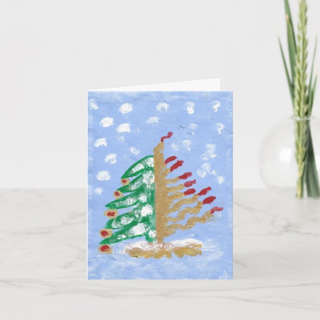 Tarjeta Festiva Janucá/Navidad (Anverso)