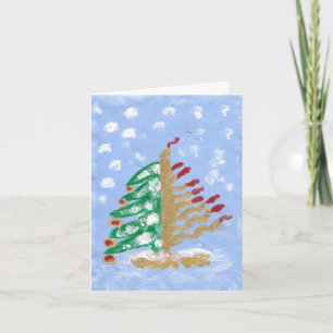 Tarjeta Festiva Janucá/Navidad