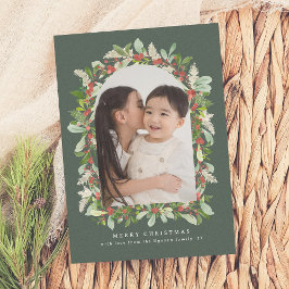 Tarjeta Festiva Jardín de Invierno | Navidades del Arco Verde 1 Fo