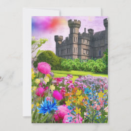 Tarjeta Festiva Jardín del castillo