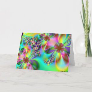 Tarjeta Festiva Jardín eléctrico