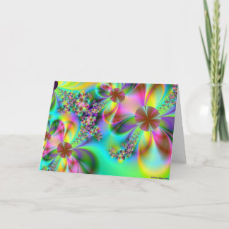 Tarjeta Festiva Jardín eléctrico