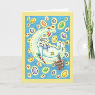 Tarjeta Festiva JELLY BEAN DREAMS EASTER BUNNY GREETING CARD Verse