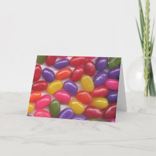 Tarjeta Festiva Jelly Beans