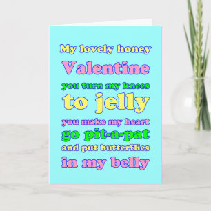 Tarjeta Festiva ¡Jelly Knees Valentine!