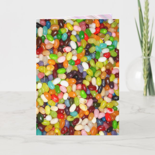 Tarjeta Festiva Jellybean Card (Anverso)