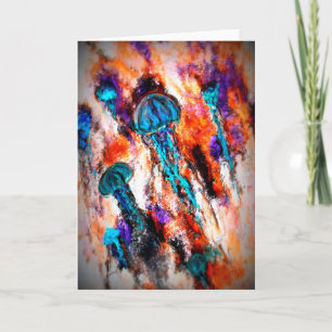 Tarjeta Festiva Jellyfish Jump Electric