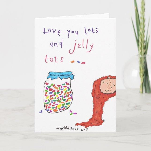 Tarjeta Festiva jellytots (Anverso)