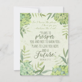 Tarjeta Festiva Jeremías 29:11