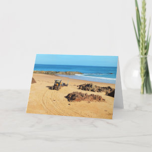 Tarjeta Festiva Jersey de playa Greve de Lecq