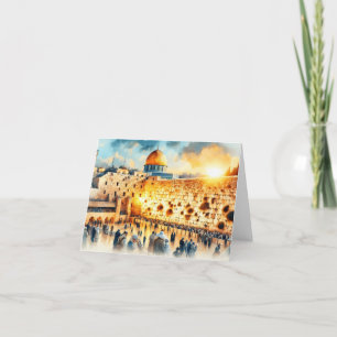 Tarjeta Festiva Jerusalén Occidental