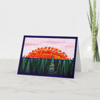 TARJETA FESTIVA JESSICA ANNE FRANK "FALL" HOLIDAY CARD