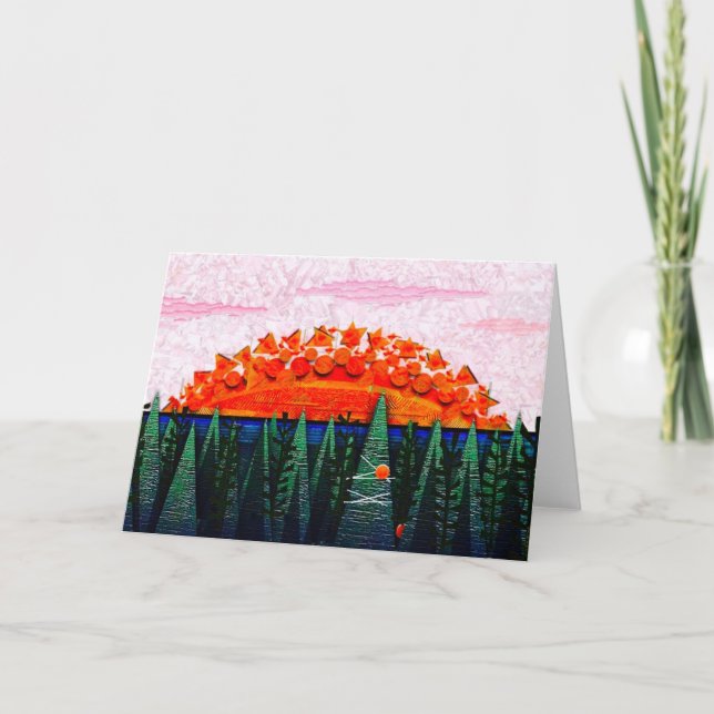 TARJETA FESTIVA JESSICA ANNE FRANK "OTOÑO" (Anverso)