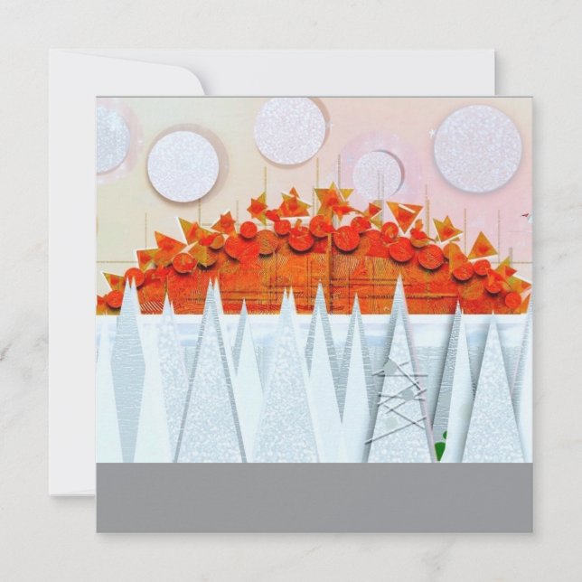 Tarjeta Festiva JESSICA ANNE FRANK "WINTER" Thank You Card (Anverso)