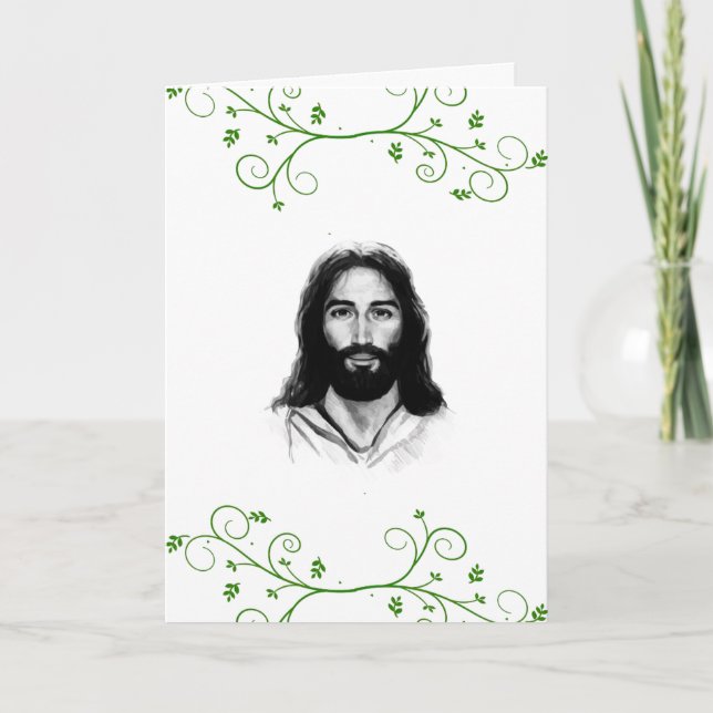 Tarjeta Festiva Jesucristo (Anverso)